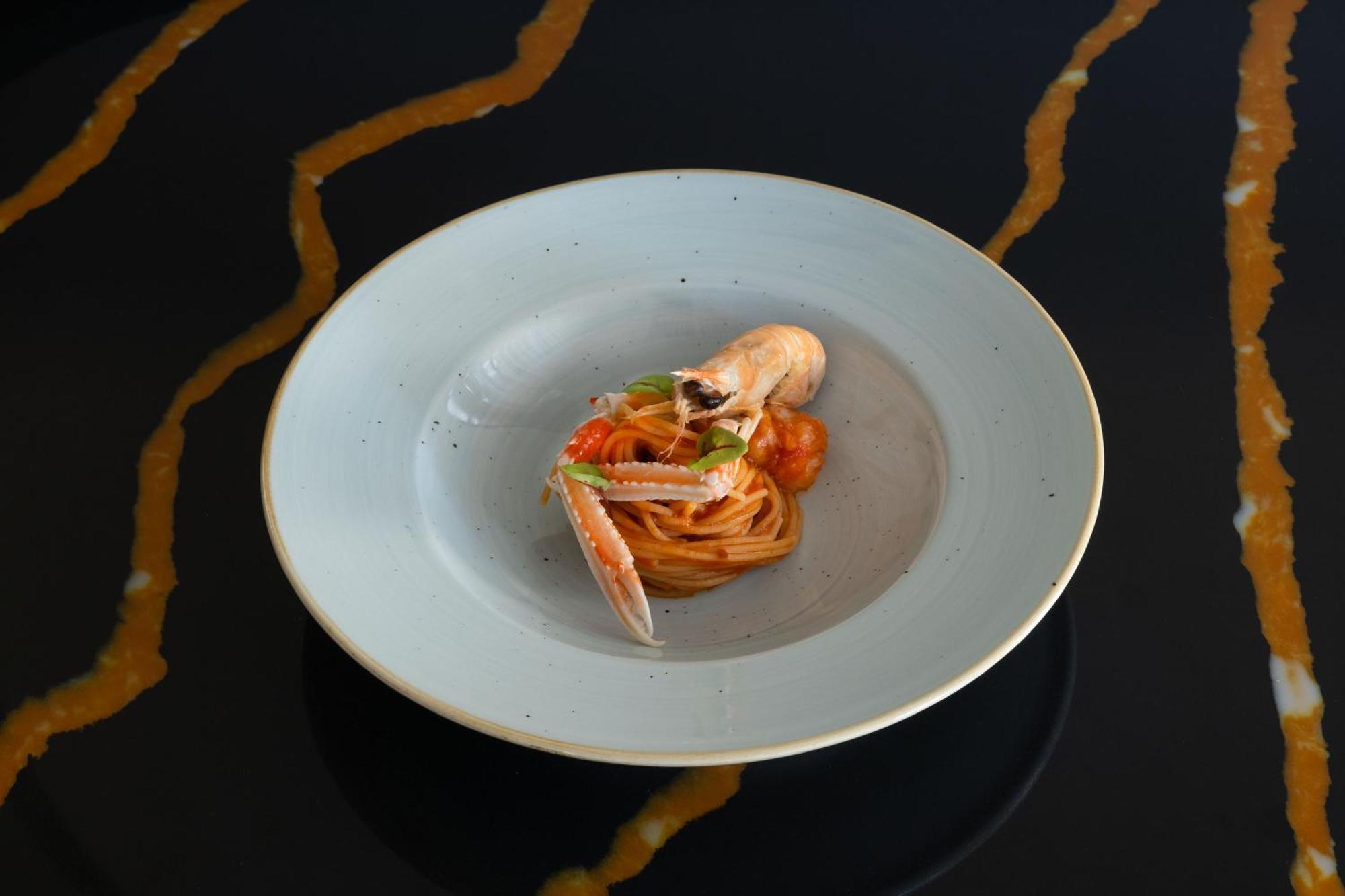 Savoy Beach Hotel & Thermal Spa Bibione Eksteriør billede Spaghetti alla vodka